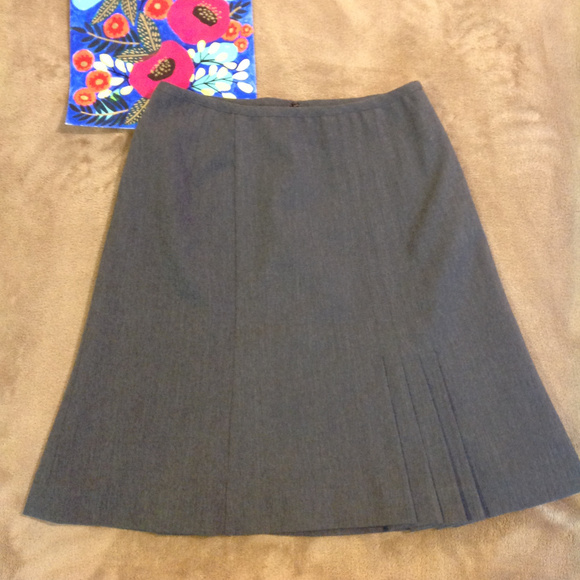 Nanette Lapore A-Line Skirt, Gray, Size 2 - Picture 1 of 6
